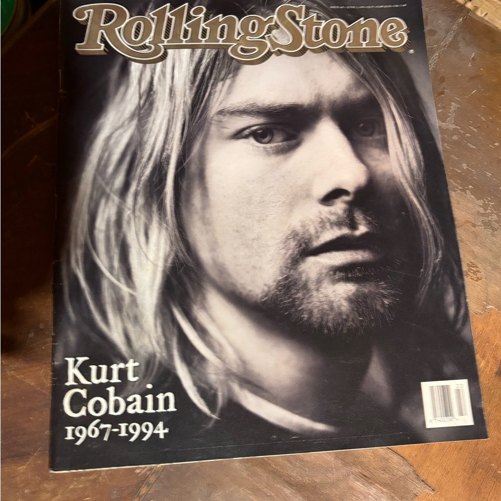 The Rolling Stones Monochrome Kurt Cobain Portrait